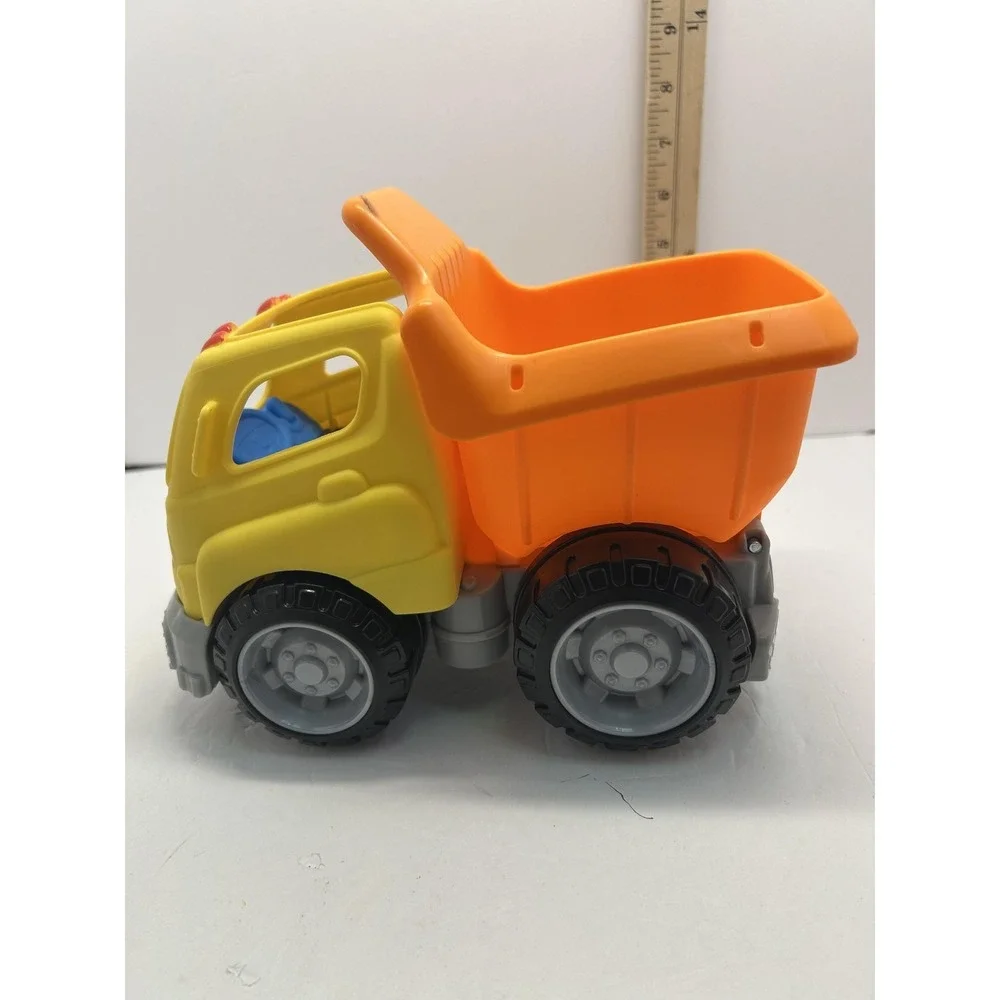 Fisher-Price Yellow Dump Truck Toy Small Plastic Construction Vehicle Kids